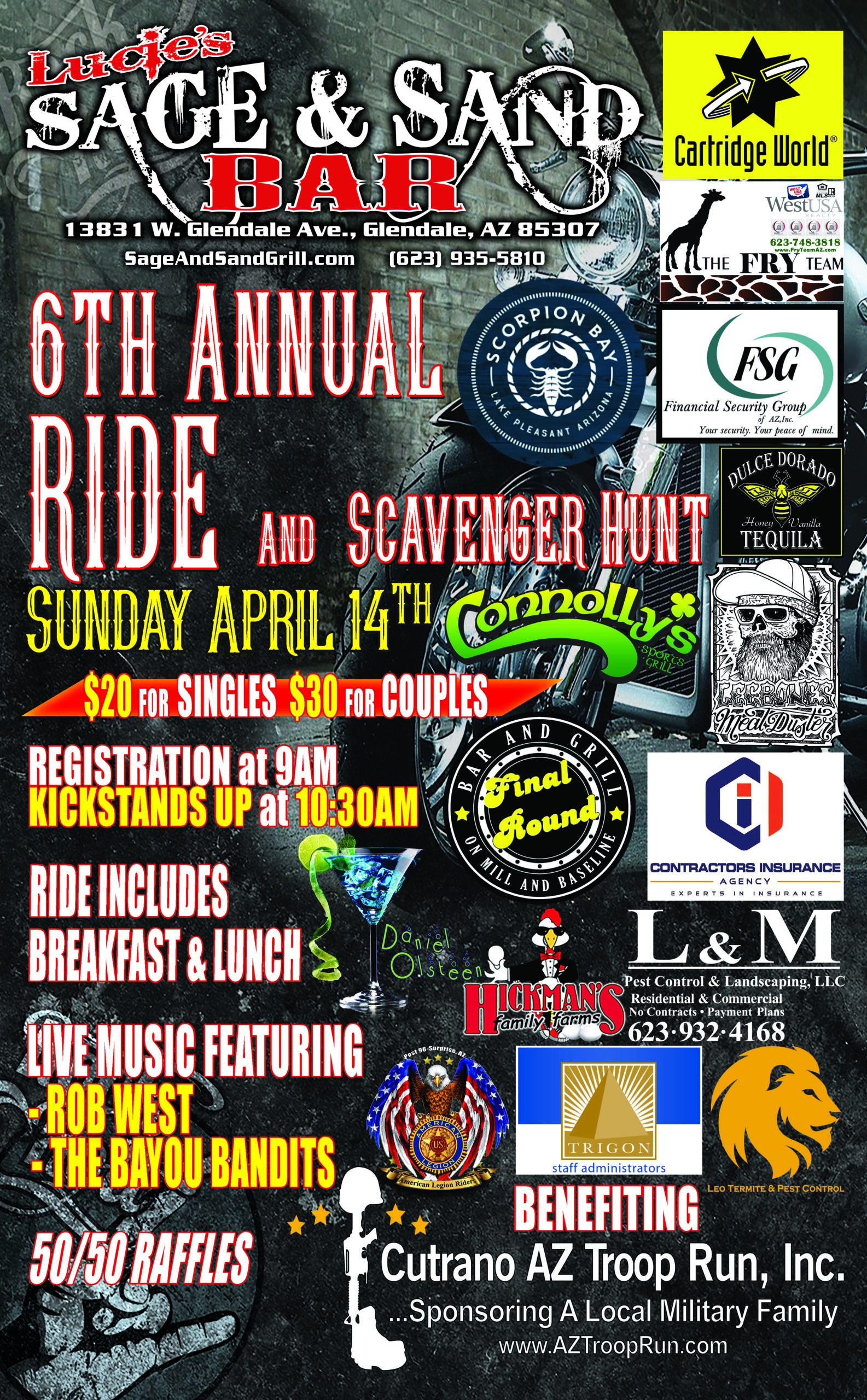 April 14th – 6Th Annual Ride and Scavenger hunt!