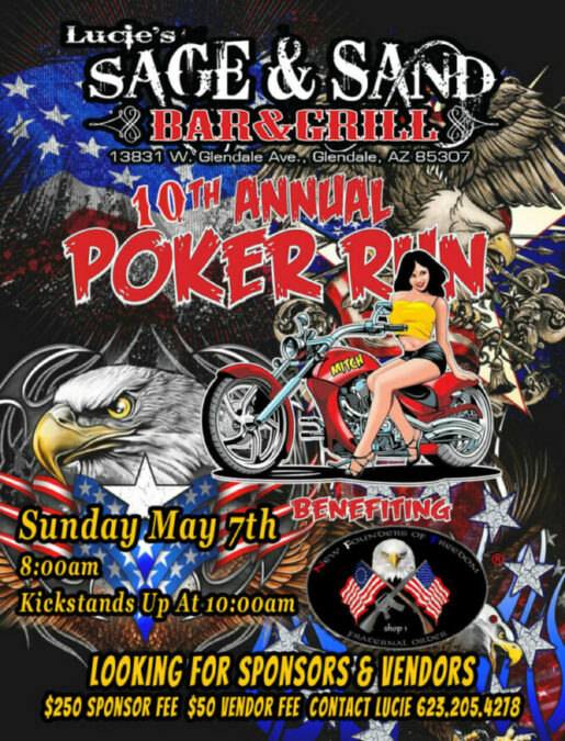 Join Us For The 10th Annual Poker Run! May 7th, 2023
